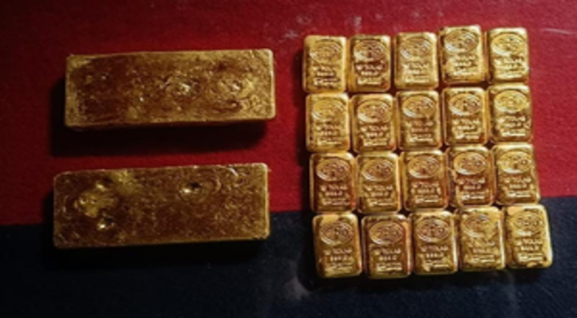 भारत-बांग्लादेश सीमा पर 4 किलो से ज्यादा सोना जब्त