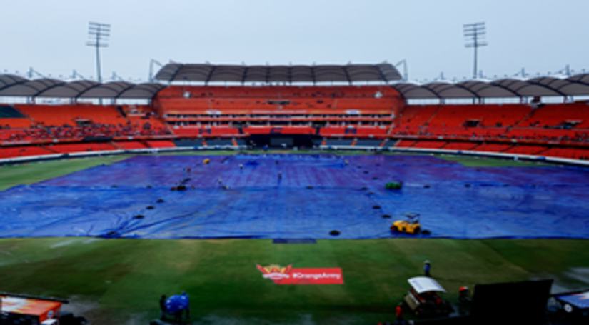 आईपीएल 2024 : बारिश के कारण सनराइजर्स हैदराबाद-गुजरात टाइटंस मैच का टॉस बाकी