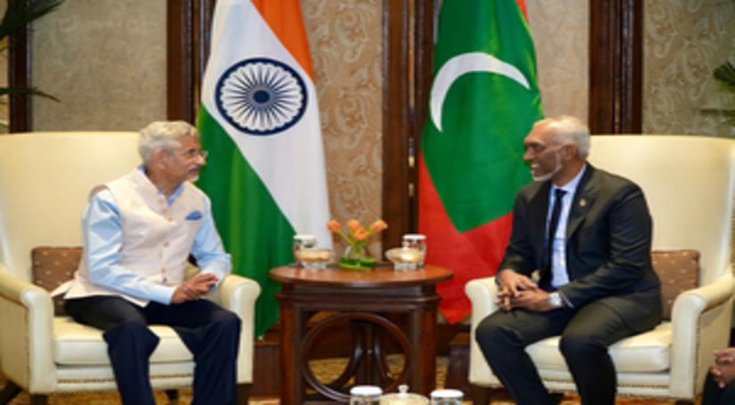 मालदीव के राष्ट्रपति से मिले मुइज्जू, मिलकर काम करने के लिए तत्पर