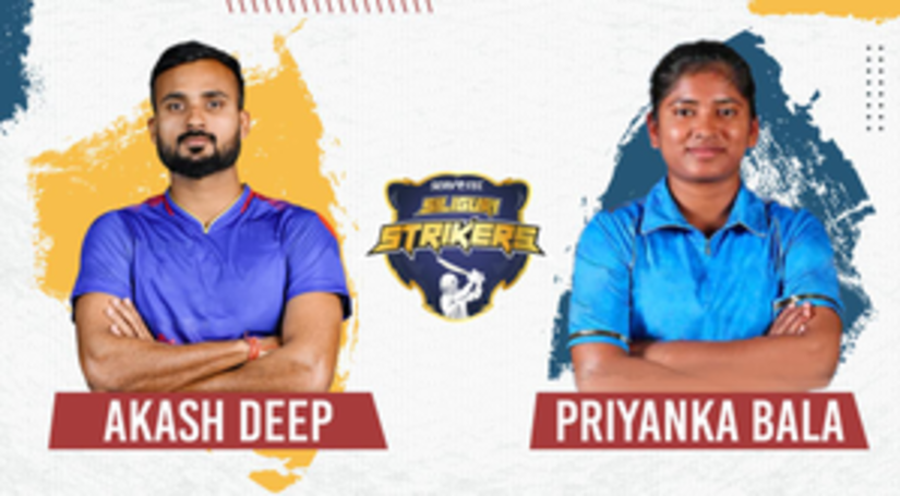 बंगाल प्रो टी20 लीग: आकाश दीप और प्रियंका बाला होगें सिलीगुड़ी स्ट्राइकर्स के मार्की खिलाड़ी